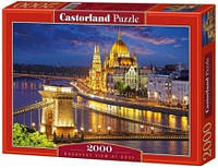 Пазлы Castorland 2000 Панорама Будапешта в сумерках, С-200405