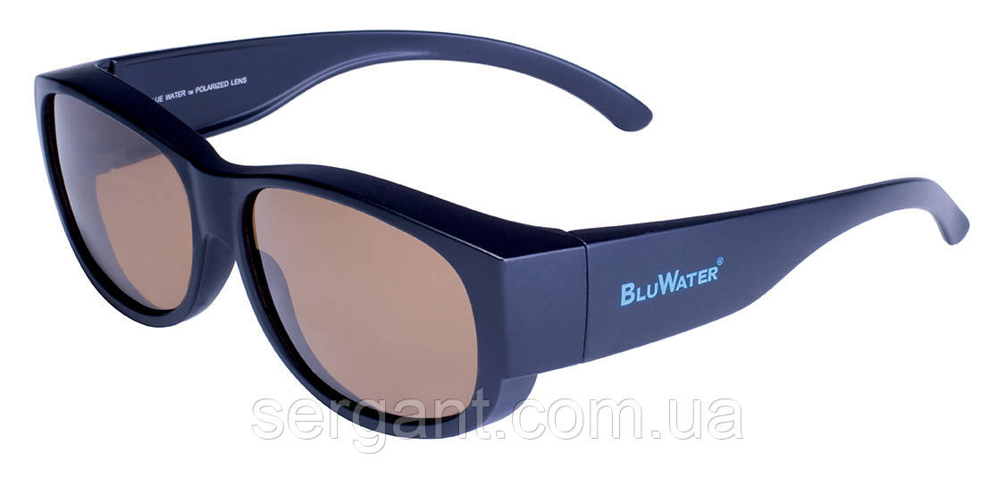Очки поляризационные BluWater OverBoard Polarized (brown) коричневые