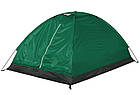 Купольна Палатка двомісна Melad WM-OT881 Зелений | (2 місця) 2 х 1,35 х 1 м, фото 2