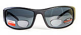 Біфокальні поляризаційні окуляри BluWater Bifocal-1 (+3.0) Polarized (gray) сірі, фото 2