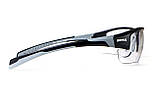Біфокальні фотохромні захисні окуляри Global Vision Hercules-7 Photo. Bif. (+2.5) (clear) прозорі, фото 3