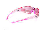 Окуляри захисні відкриті Global Vision Cruisin (pink), рожеві, фото 3