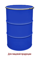 Бочка металева для нафтохімічної продукції 1А2 ISO внутрішнє покриття EP 22137 212л синя 1,0х0,9х1,0, фото 1