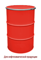 Бочка металева для нафтохімічної продукції 1А2 L внутрішнє покриття RDL 50 212л червона 1,0х0,8х1,0, фото 1