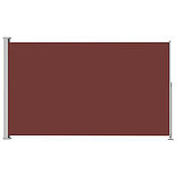 Бічний Висувний Тент для Дворика Коричневий 180x300 см, фото 1