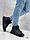 Черные женские высокие кроссовки, фото 7