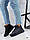 Черные женские высокие кроссовки, фото 10