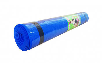 Йогамат, коврик для йоги M 0380-3 материал EVA (Синий)