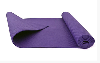 Йогамат, коврик для йоги MS 1184 из ПВХ (Фиолетовый)