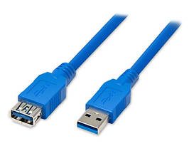 Удлинитель USB-USB 3.0 AM/AF Atcom 3m Blue