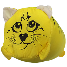 Подушка валик детская Зоо антистрессовая, полистерольные шарики, размер 40*22 см