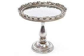 Подставка с зеркальной поверхностью, 27см, цвет - серебро BonaDi 450-815