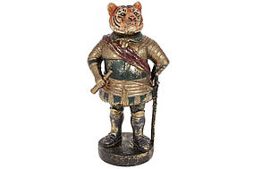 Декоративная статуэтка Тигр, 21,5см, цвет - бордо с золотом BonaDi 419-247