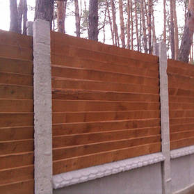 Деревянный забор LNK "Жалюзи" 2000х1700 мм. (ДГЗ-25)