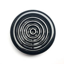 Круглая вентиляционная решетка для натяжных потолков - 48мм.(черный), для потолочной вентиляции
