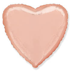 Сердце 9" FLEXMETAL-ФМ Металлик розовое золото