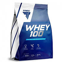 Протеин Trec Nutrition Whey 100, 2.27 кг Клубника