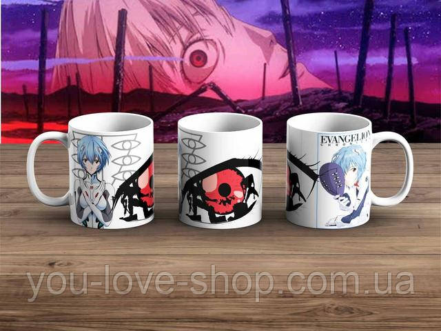 Чашка Evangelion герой Рей