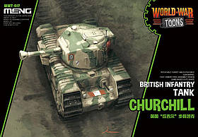 Churchill британський піхотний танк (World War Toons series). MENG MODEL WWT-017