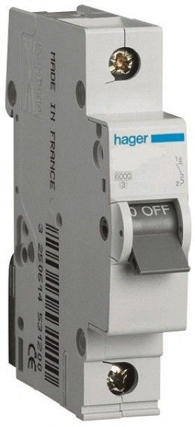 

Автоматический выключатель (1 p, 63А) Hager MC163A