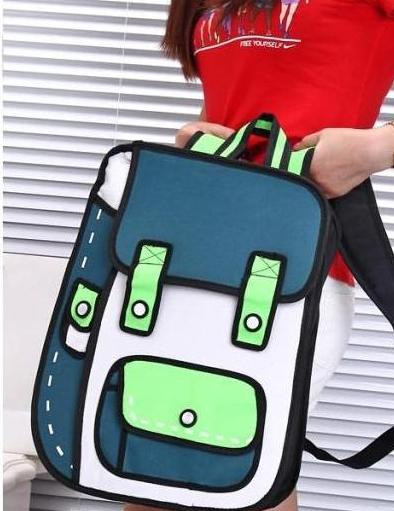  Рюкзак с 2D принтом  