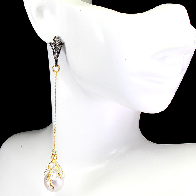 Барочный жемчуг серьги серебро - уникальные украшения для стильных женщин