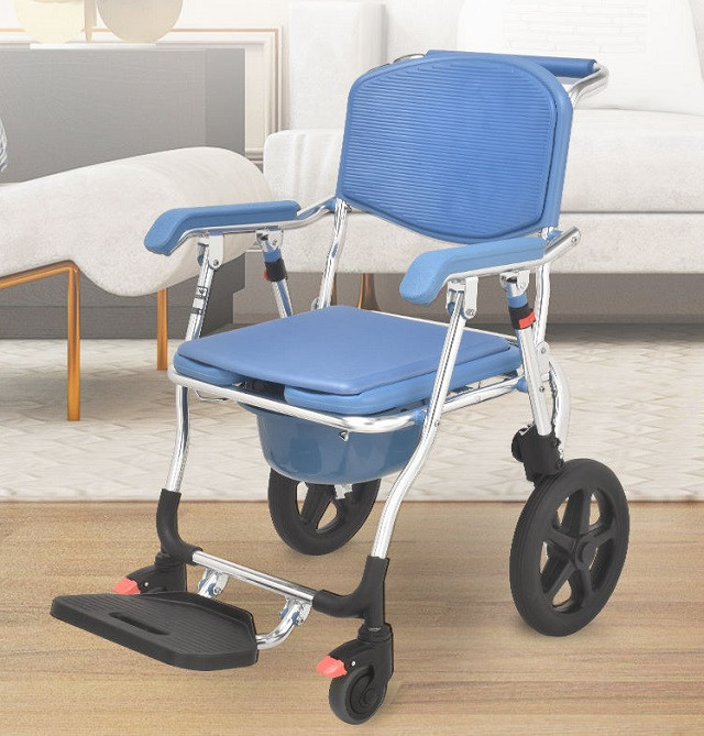 Коляска для инвалидов с туалетом MIRID KDB-699B. Кресло для душа и .