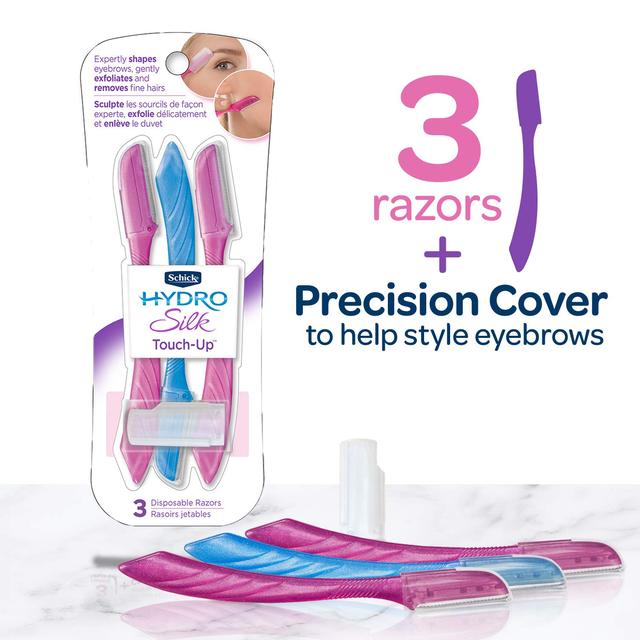 Schick Hydro Silk Touch-Up Multipurpose Exfoliating Facial Razor