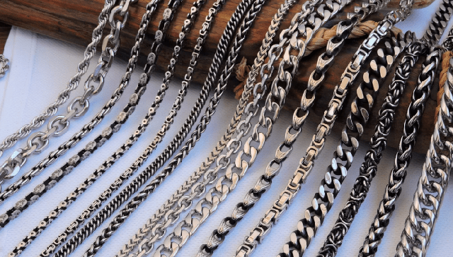 Вид плетения золотых цепочек - высокое качество изделий