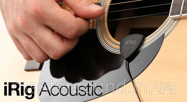 Купить Микрофон -звукосниматель IK MULTIMEDIA iRIG Acoustic | MUSICCASE