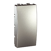 Заглушка Schneider-Electric Unica 1-модуль алюминий. MGU9.865.30
