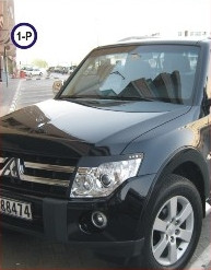 

Реснички на фары Mitsubishi Pajero Wagon 2006-