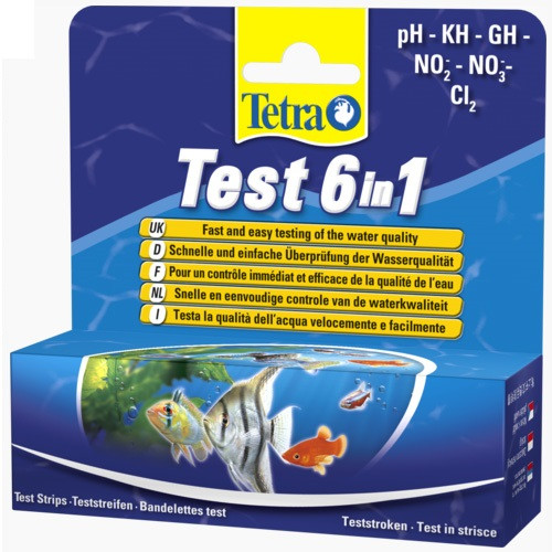 Набор для тестирования воды в аквариуме Tetra TEST 6in1