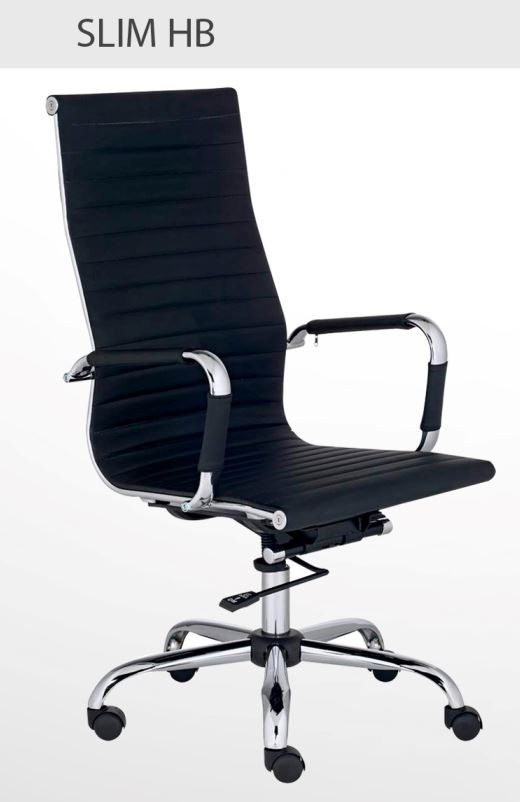 Кресло Slim HB (XH-632 Black) мех., Tilt.