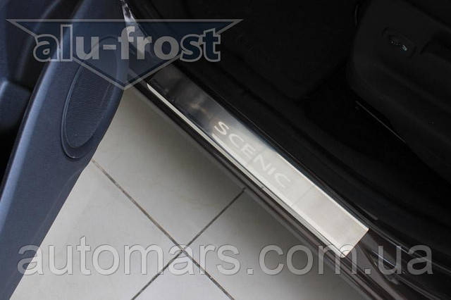 

Накладки на пороги RENAULT SCENIC 3 2009+