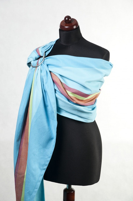 

Ringsling - 100% Cotton - Broken Twill Weave - Blue Lagoon