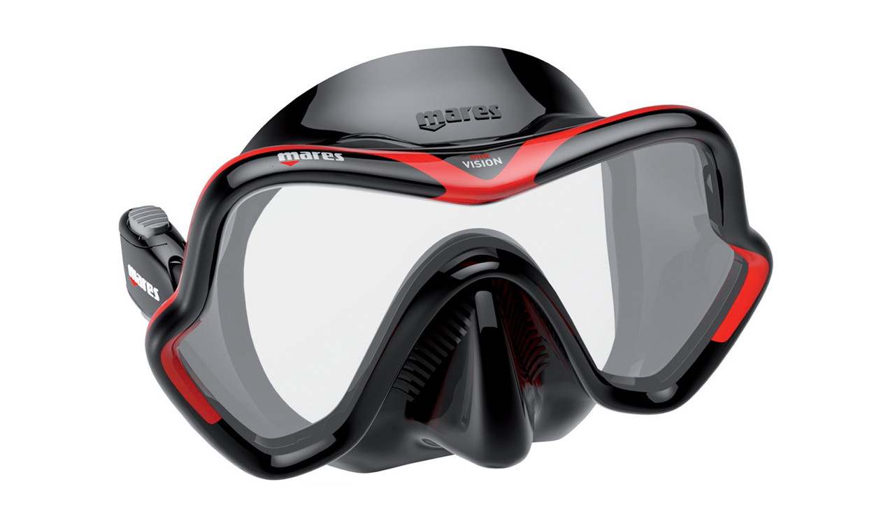 Маска Mares One Vision (Черно-красный): продажа, цена в Одессе. Маски, очки  для плавания от "Интернет магазин «DIVING +»" - 268807492
