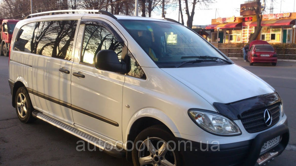 

Боковые пороги площадка "X5 тип Black" Mercedes Vito 639