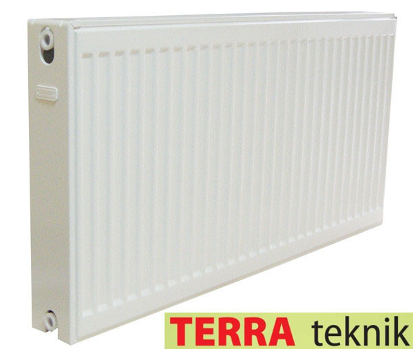 Сталевий Радіатор опалення (батарея) 500x1500 тип 22 Terra Teknik (бокове підключення)