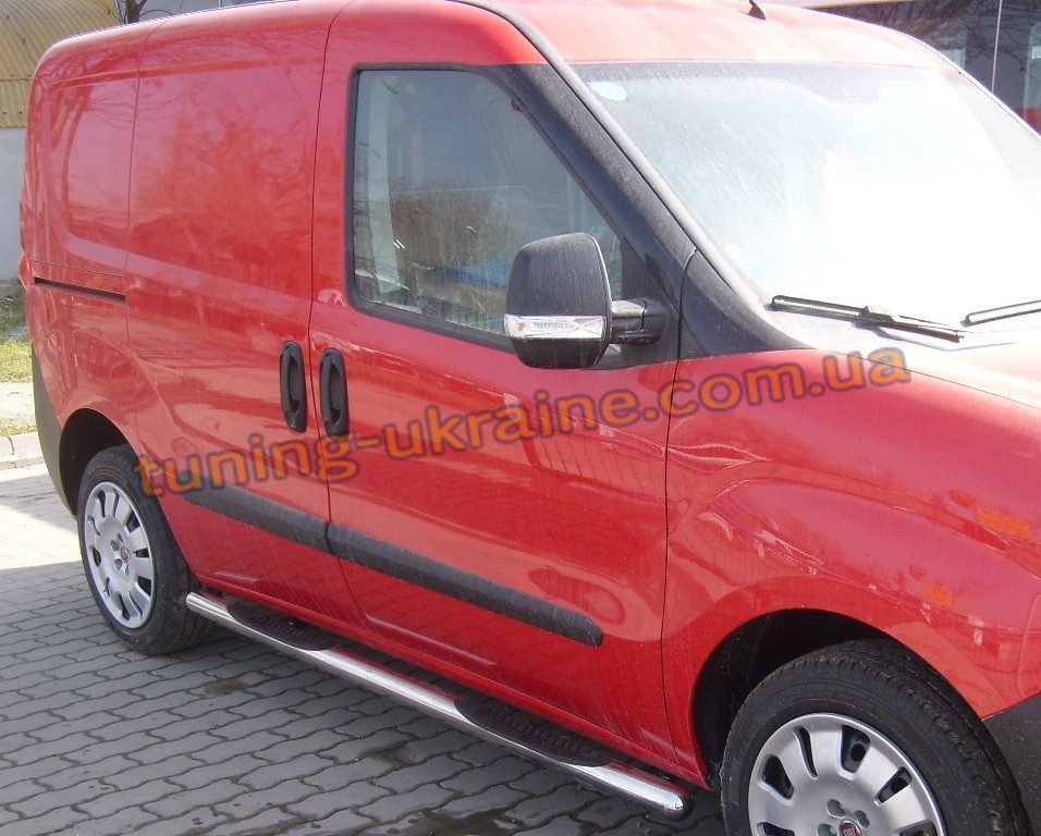 

Пороги боковые трубы на Fiat Doblo