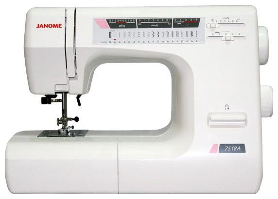 

ЭЛЕКТРОМЕХАНИЧЕСКАЯ ШВЕЙНАЯ МАШИНА JANOME 7518 A