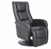 Масажне крісло для відпочинку Halmar PULSAR чорний 68/85-135/106-85 см