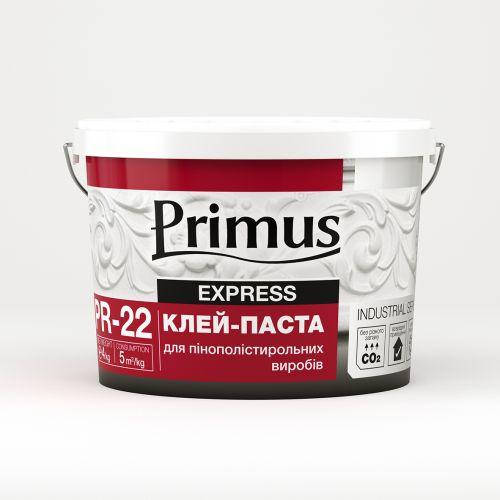 

Клей для пенополистирольных изделий Primus PR- 22 4кг, Белый