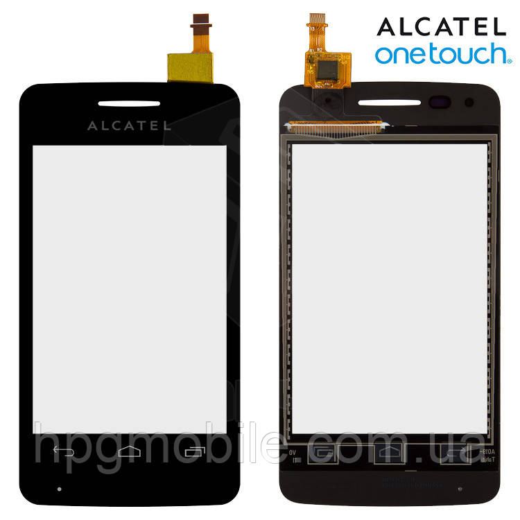 

Сенсорный экран для Alcatel One Touch 4010 T'Pop, черный, оригинал