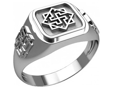 

Кольцо серебряное Валькирия и Родимич 30256