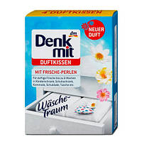 Denkmit Duftkissen mit Frische-Perlen - Cвежесть (4 пакета с держателями) Освежитель белья для шкафа