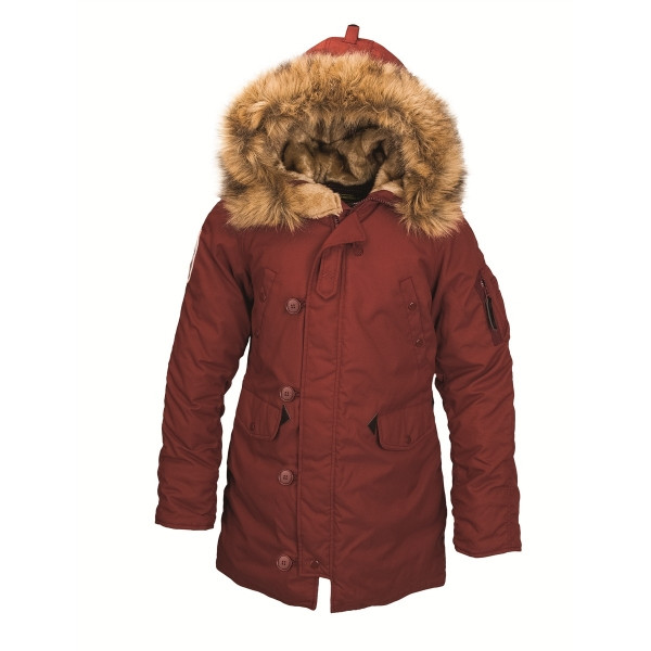 Зимняя куртка аляска Altitude W Parka Alpha Industries (red Ochre)
