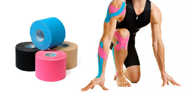 

Кинезио тейп (Kinesio tape) эластичный пластырь 5м x 7,5см