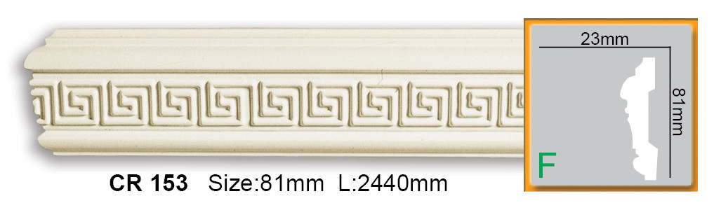 

Молдинг Gaudi Decor CR 153, Белый