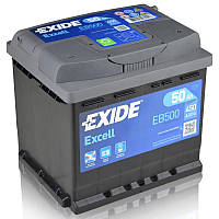 Аккумулятор EXIDE EXCELL 50Ah-12v (207x175x190) правый +